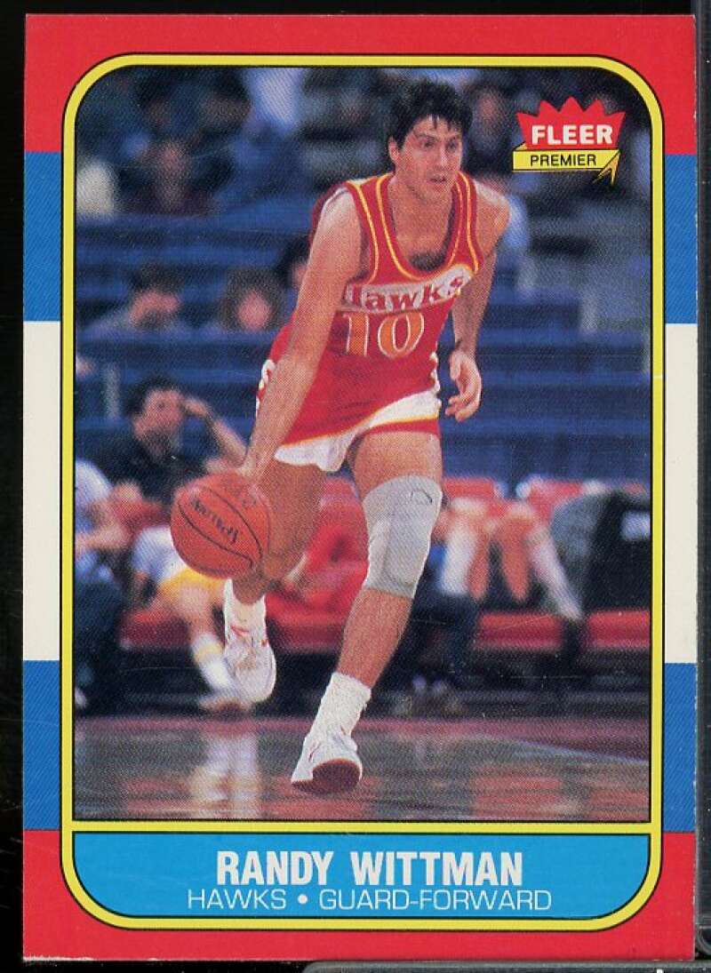 Randy Wittman Card 1986-87 Fleer #127  Image 1