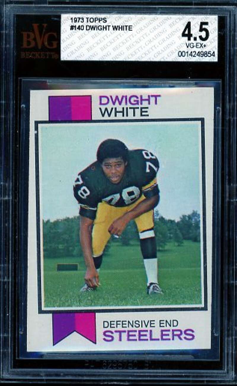 Dwight White Card 1973 Topps #140 BVG 4.5 Image 1