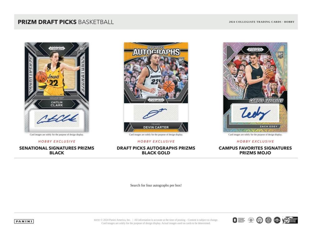 2024-25 Panini Prizm Draft Basketball Hobby Box Image 4