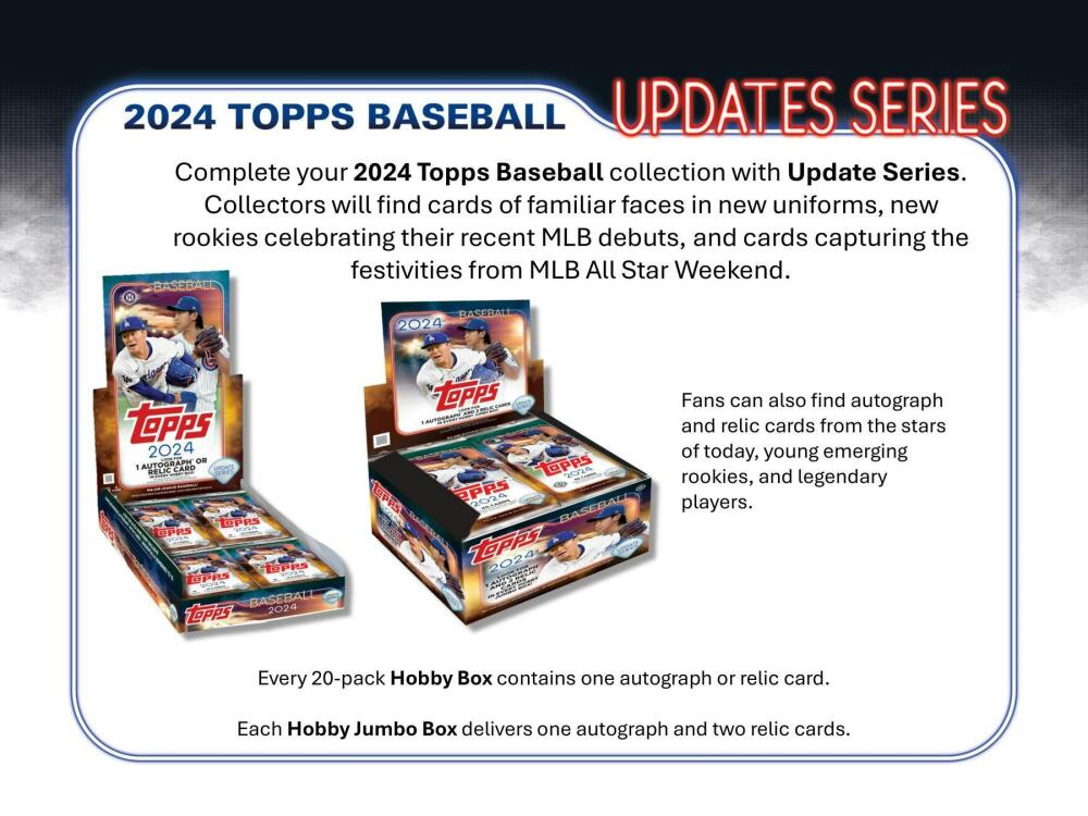2024 Topps Update Series Baseball Hobby Box Image 4