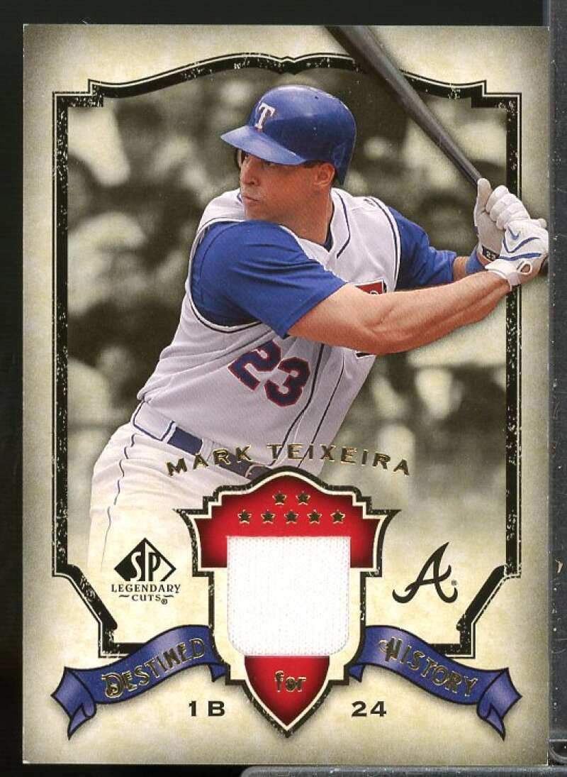 Mark Teixeira 2008 SP Legendary Cuts Destined for History Memorabilia #DHMT  Image 1