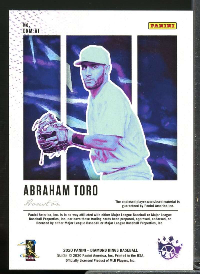 Abraham Toro/25 Card 2020 Diamond Kings DK Jersey Materials Holo Blue #39  Image 2