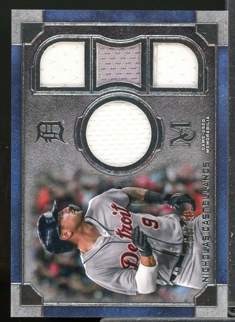 Nicholas Castellanos 2019 Museum Collection Primary Pieces Quad Relics #SPQRNC  Image 1