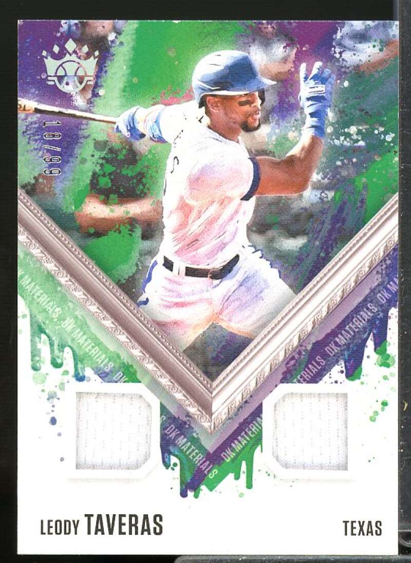 Leody Taveras/99 Card 2021 Diamond Kings DK Materials Jersey Holo Silver #54  Image 1