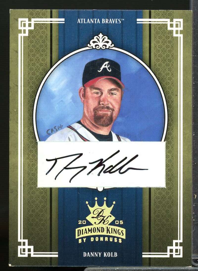 Danny Kolb/25 Card 2005 Diamond Kings Signature Auto Gold #318  Image 1