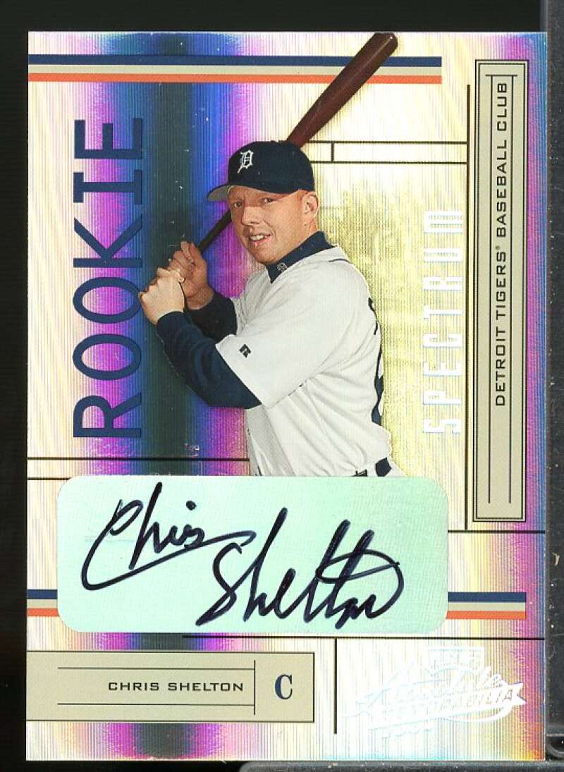 Chris Shelton/250 2004 Absolute Memorabilia Signature Auto Spectrum Silver #225  Image 1