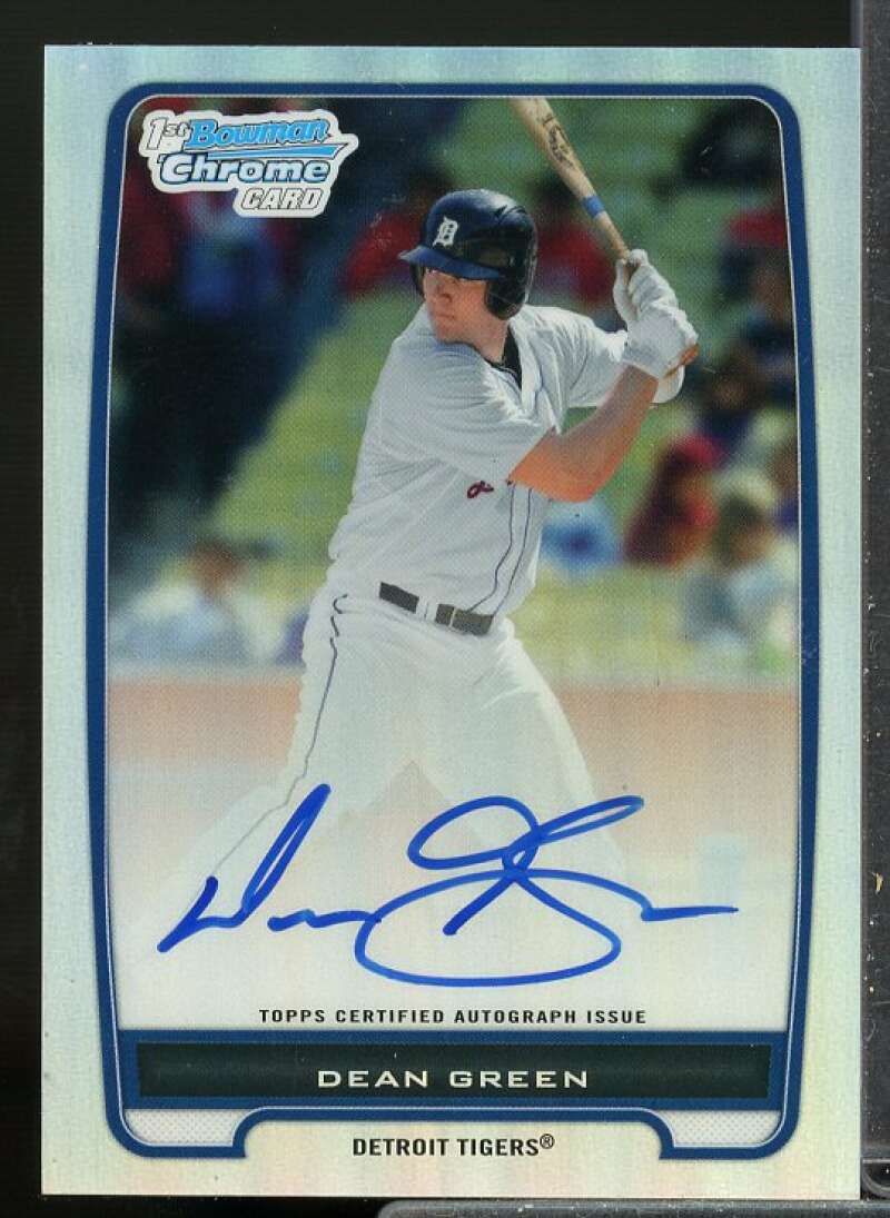 Dean Green Rookie Card 2012 Bowman Chrome Prospect Autographs Refractors #BCP52  Image 1