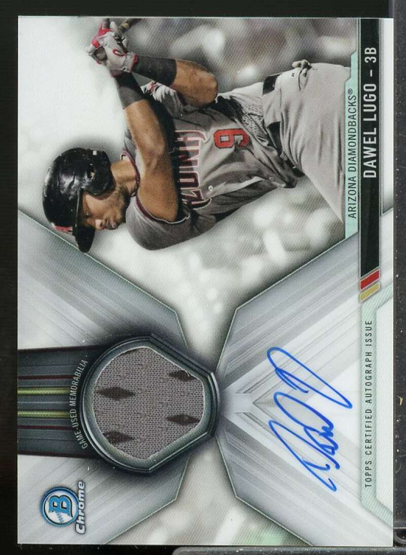 Dawel Lugo Rookie Card 2017 Bowman Chrome Autograph Relics #CARDL  Image 1