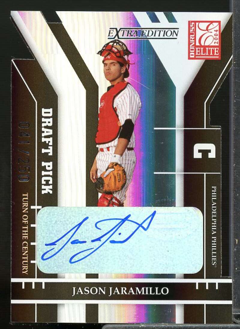 Jason Jaramillo 2004 Donruss Elite Extra Edition Auto Turn of the Century #333  Image 1