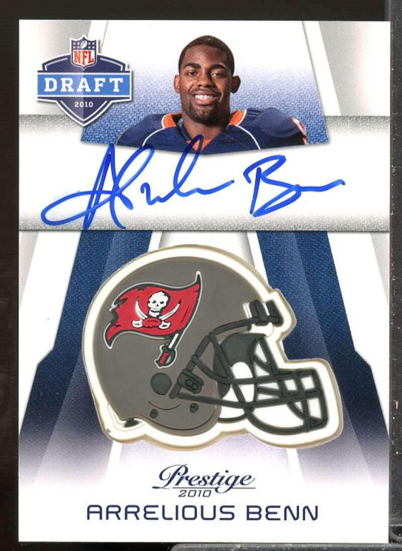 Arrelious Benn Rookie Card 2010 Prestige Pro Helmets Rookie Autographs #AB  Image 1