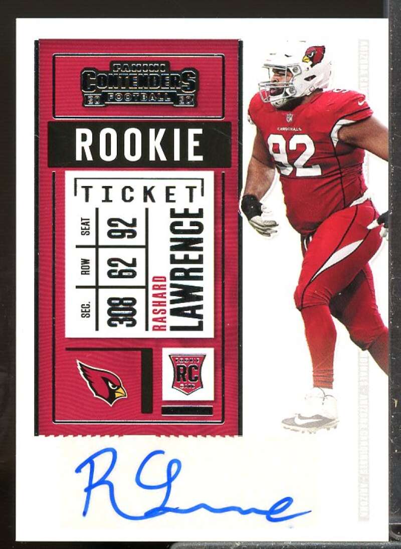 Rashard Lawrence Rookie Card 2020 Panini Contenders Rookie Auto #255  Image 1