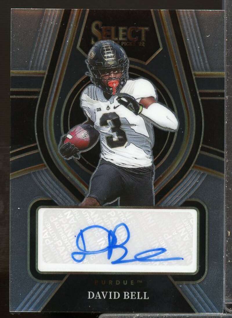 David Bell Rookie Card 2022 Select Draft Picks Rookie Signatures #44  Image 1