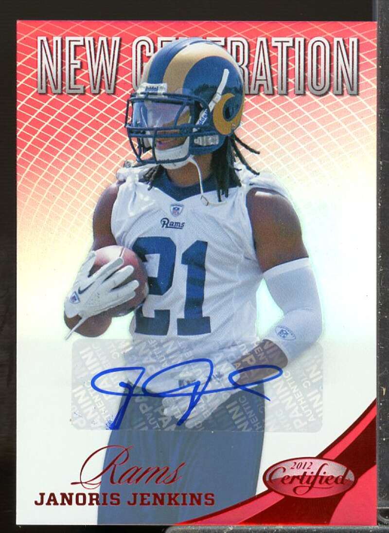 Janoris Jenkins/250 Rookie 2012 Certified Mirror Red Rookie Signatures #275  Image 1