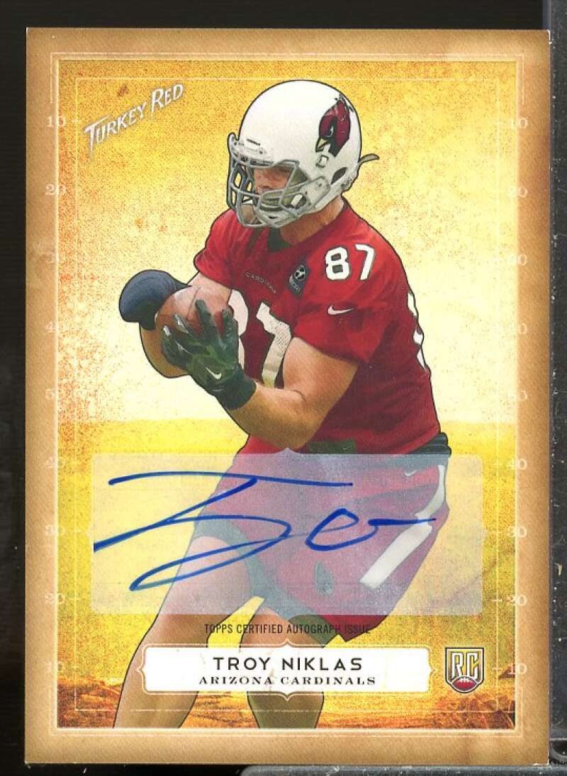 Troy Niklas Rookie Card 2014 Topps Turkey Red Rookie Autographs #18  Image 1