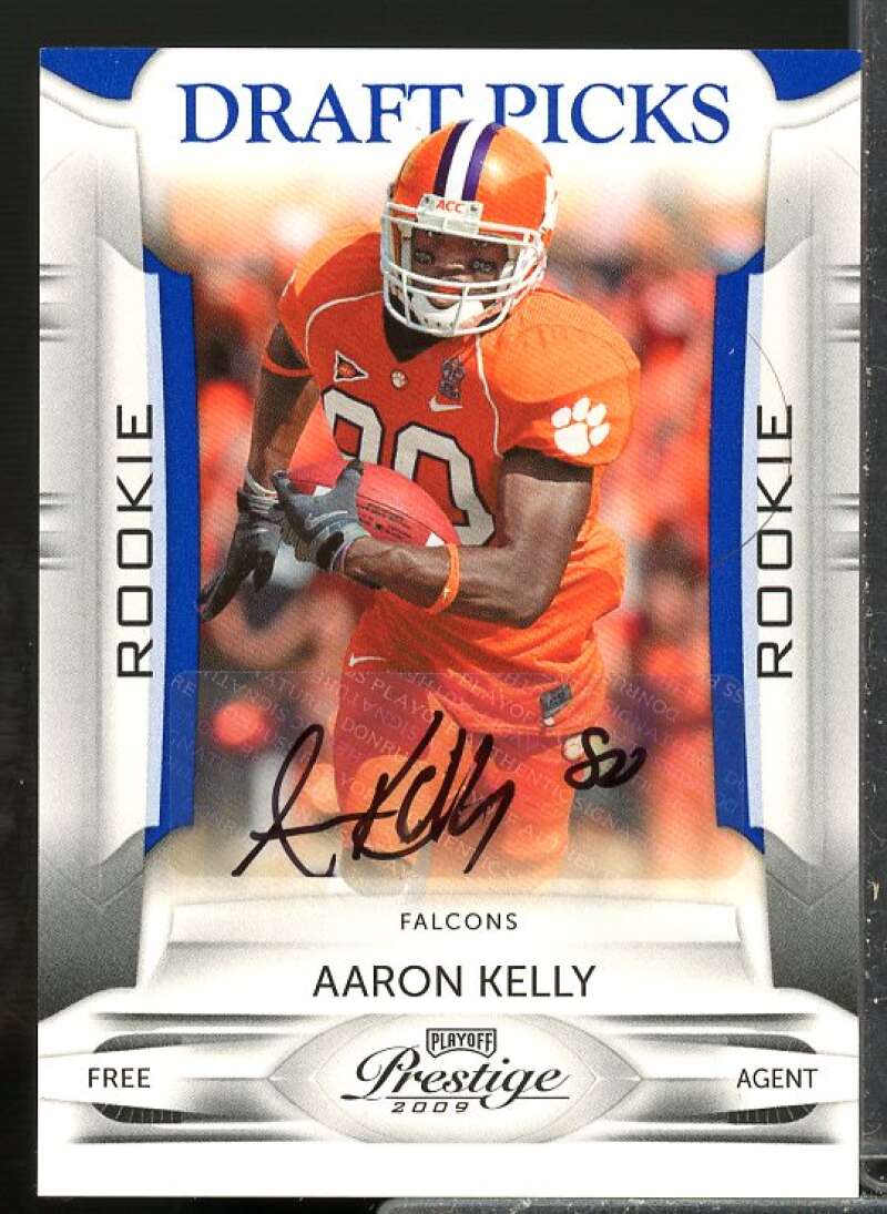 Aaron Kelly/499 Rookie 2009 Playoff Prestige Draft Picks Rookie Autographs #102  Image 1