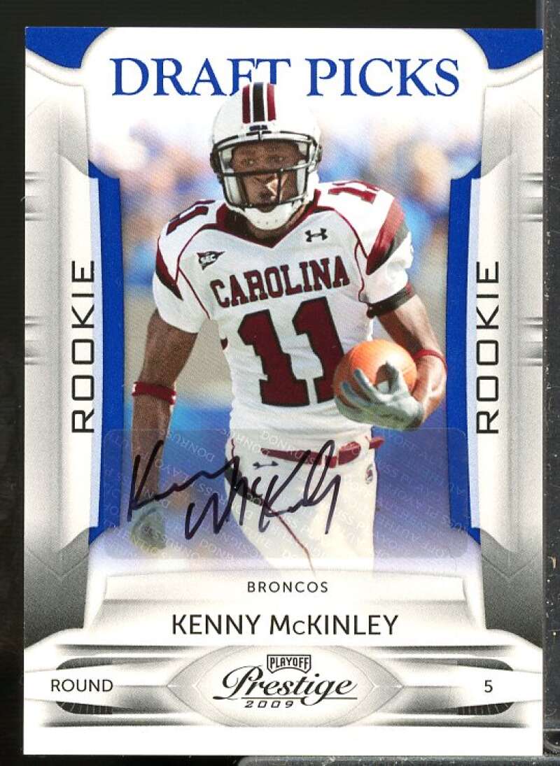 Kenny McKinley/499 2009 Playoff Prestige Draft Picks Rookie Autographs #162  Image 1