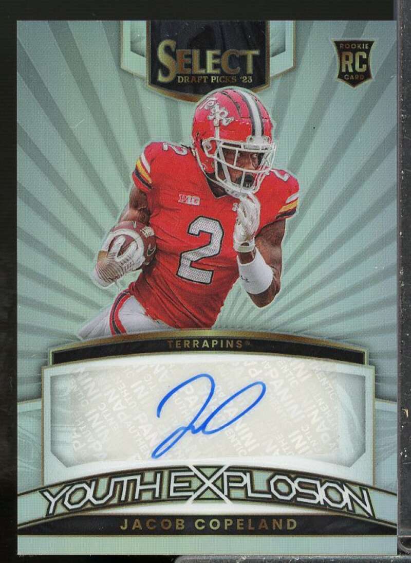 Jacob Copeland 2023 Select Draft Picks Youth Explosion Rookie Auto Prizms #29  Image 1