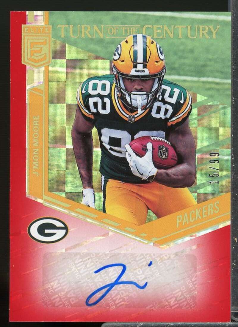 J'Mon Moore/99 Rookie 2018 Elite Turn of the Century Rookie Autographs Red #37  Image 1