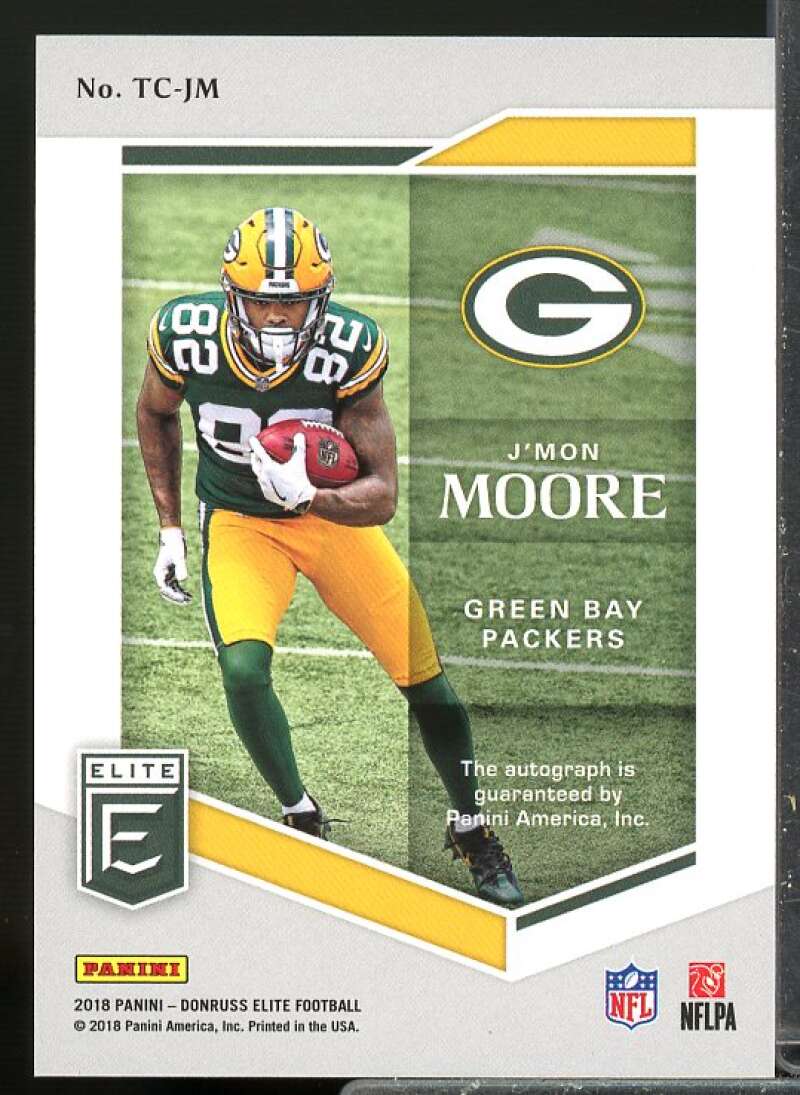 J'Mon Moore/99 Rookie 2018 Elite Turn of the Century Rookie Autographs Red #37  Image 2