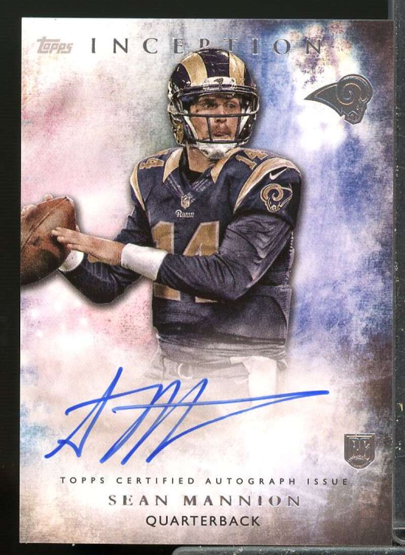 Sean Mannion AU Rookie Card 2015 Topps Inception Rookie Auto #RA28  Image 1