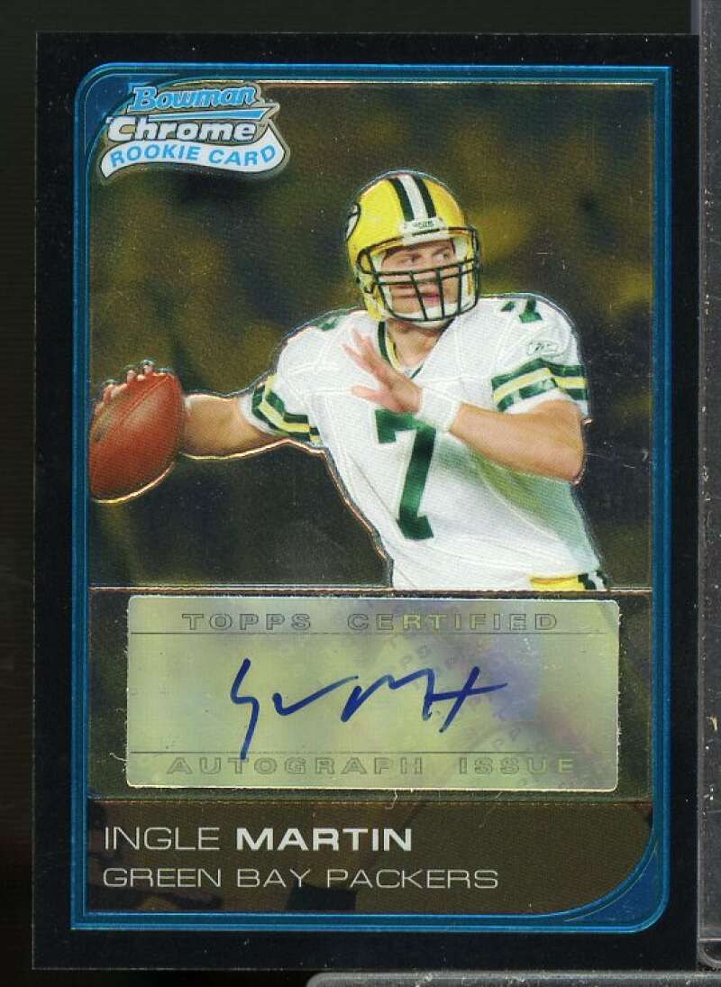 Ingle Martin D Rookie Card 2006 Bowman Chrome Rookie Autographs #254  Image 1