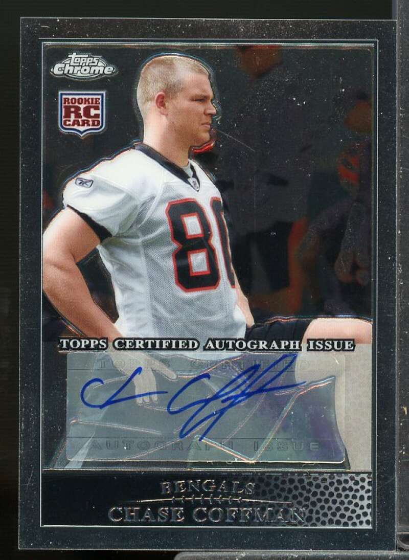Chase Coffman E Rookie Card 2009 Topps Chrome Rookie Autographs #TC131  Image 1
