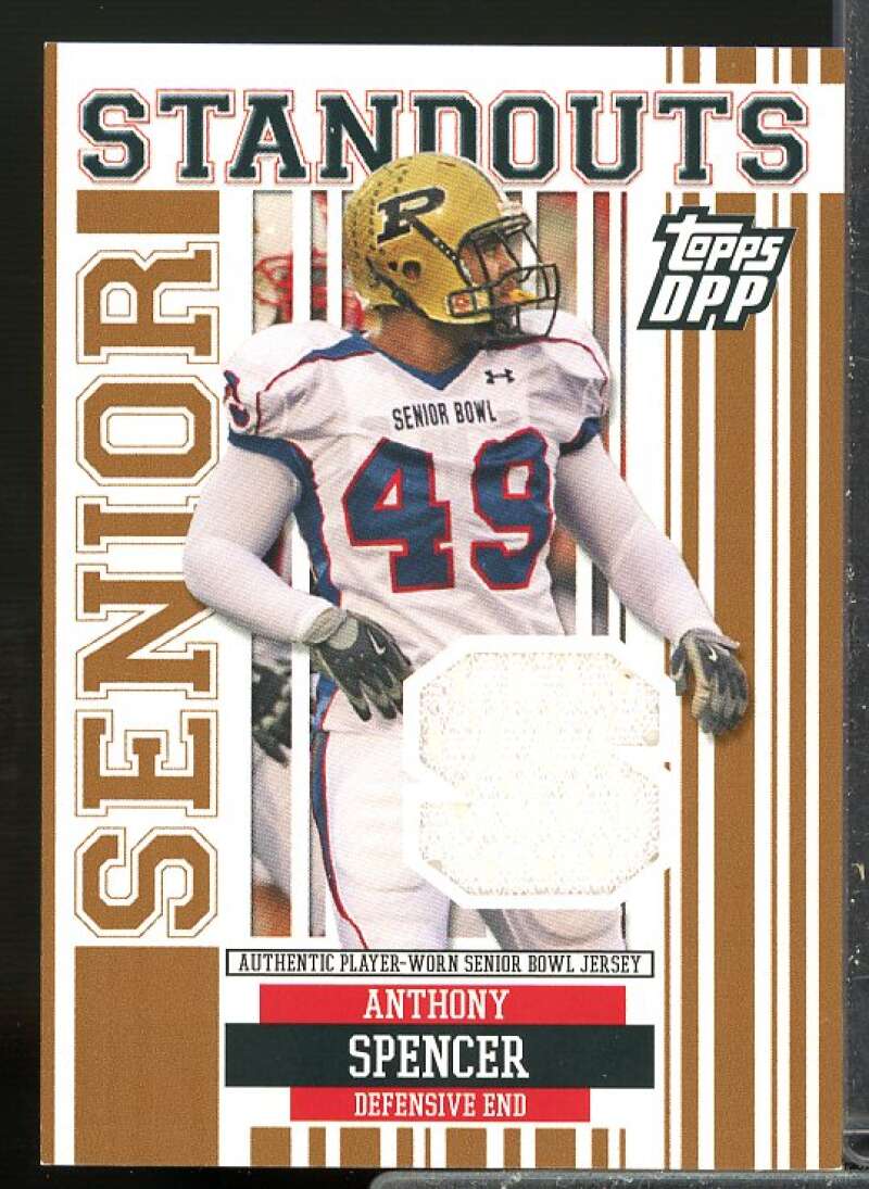 Anthony Spencer 2007 Topps Draft Picks and Prospects Senior Standout Jersey #AS  Image 1