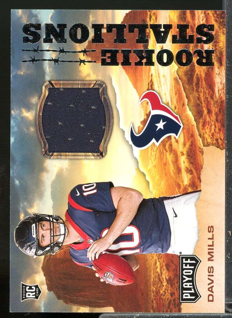 Davis Mills Rookie Card 2021 Playoff Rookie Stallions Jerseys #23  Image 1