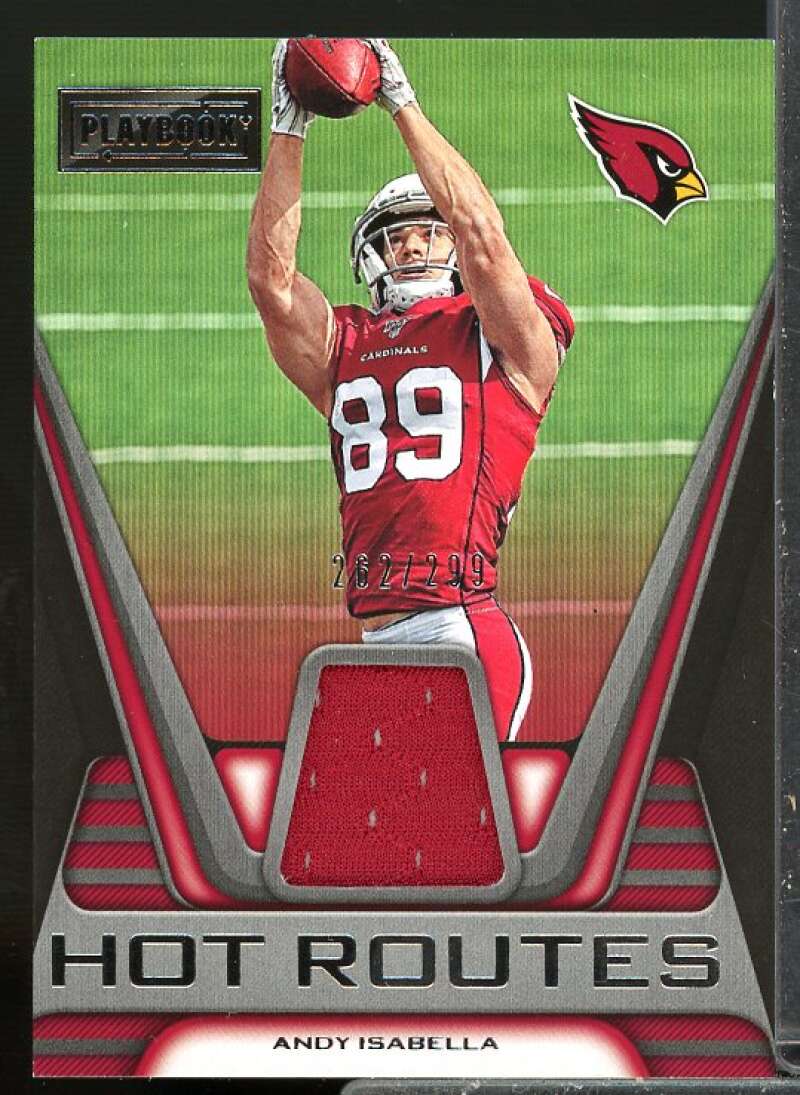 Andy Isabella/299 Card 2019 Panini Playbook Hot Routes Rookie Jerseys #15  Image 1