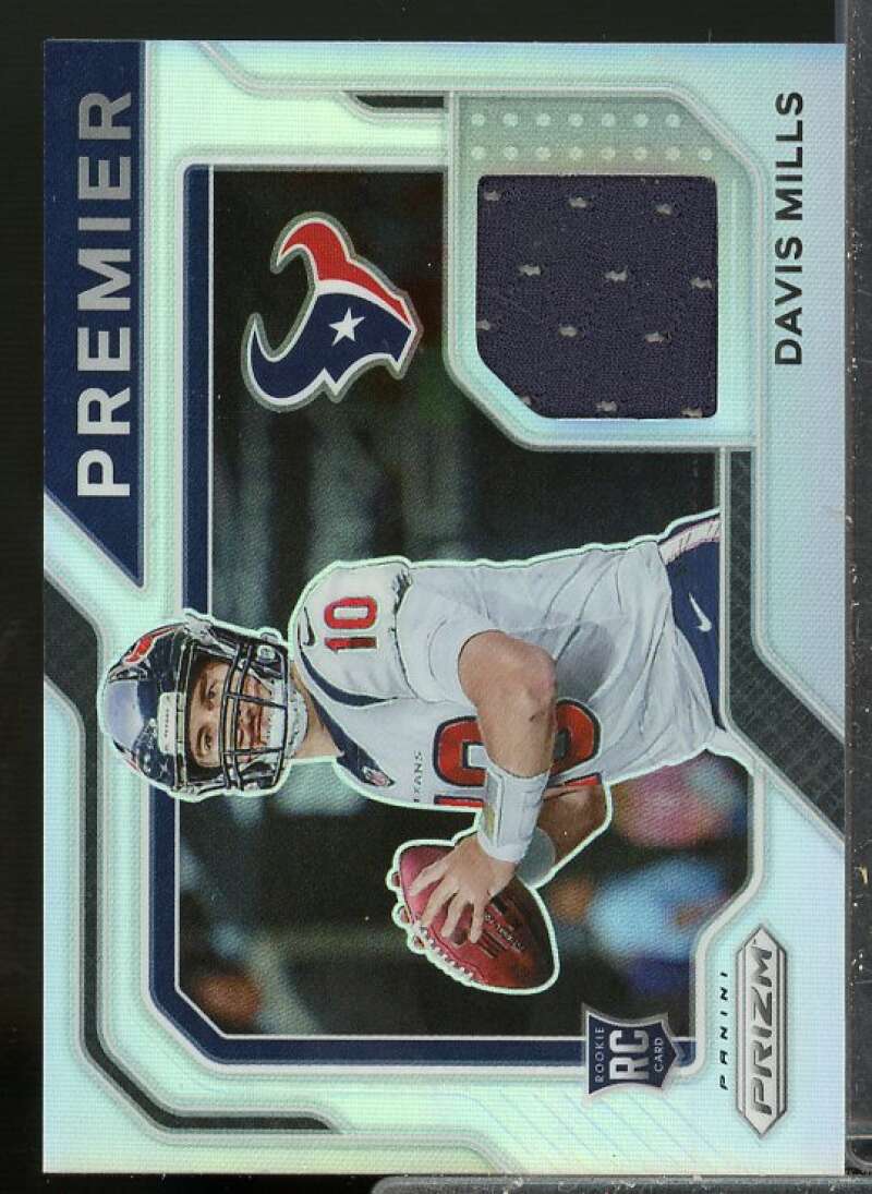 Davis Mills Rookie Card 2021 Panini Prizm Premier Rookie Jerseys #19  Image 1