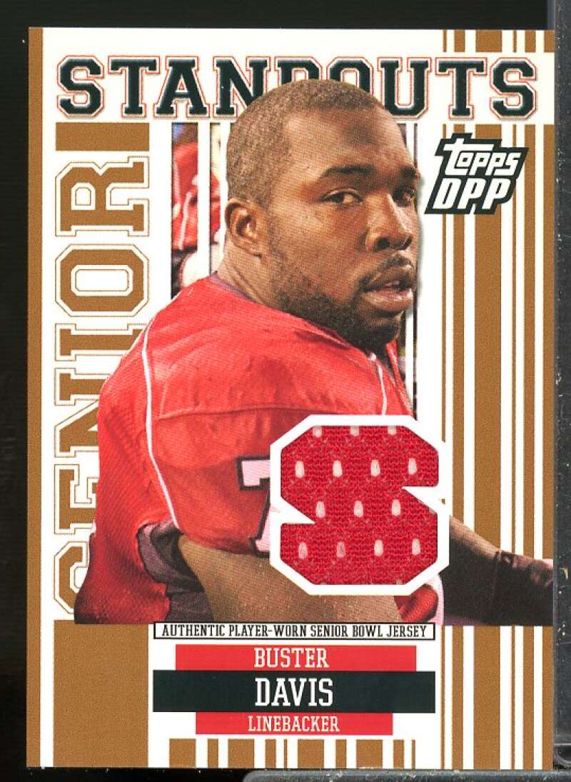 Buster Davis 2007 Topps Draft Picks and Prospects Senior Standout Jersey #BD  Image 1