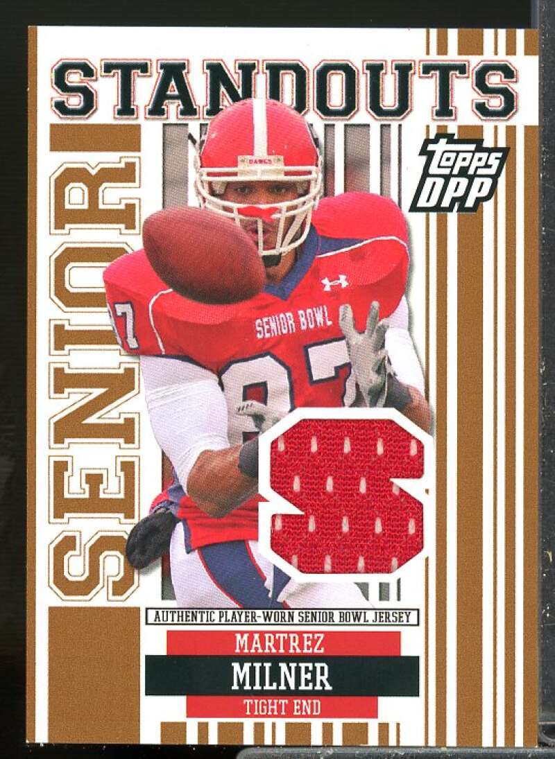 Martrez Milner 2007 Topps Draft Picks and Prospects Senior Standout Jersey #MM  Image 1