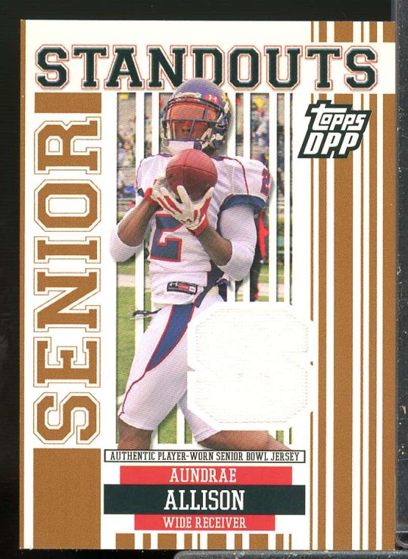 Aundrae Allison 2007 Topps Draft Picks and Prospects Senior Standout Jersey #AA  Image 1