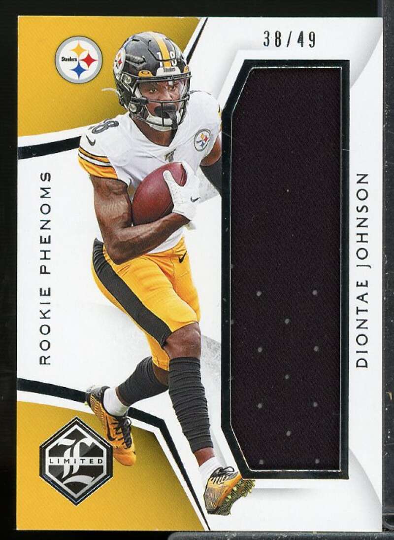 Diontae Johnson Rookie 2019 Limited Rookie Phenoms Jerseys Silver Spotlight #28  Image 1