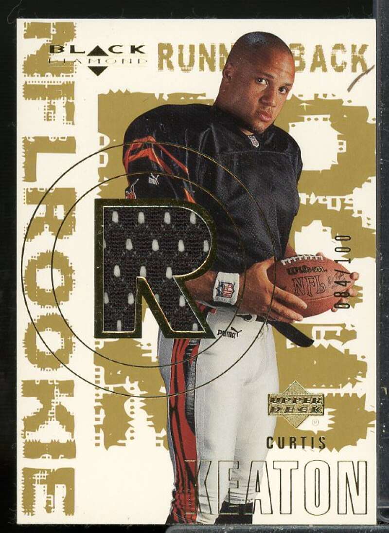 Curtis Keaton Rookie Card 2000 Black Diamond Rookie Jersey Gold #179  Image 1