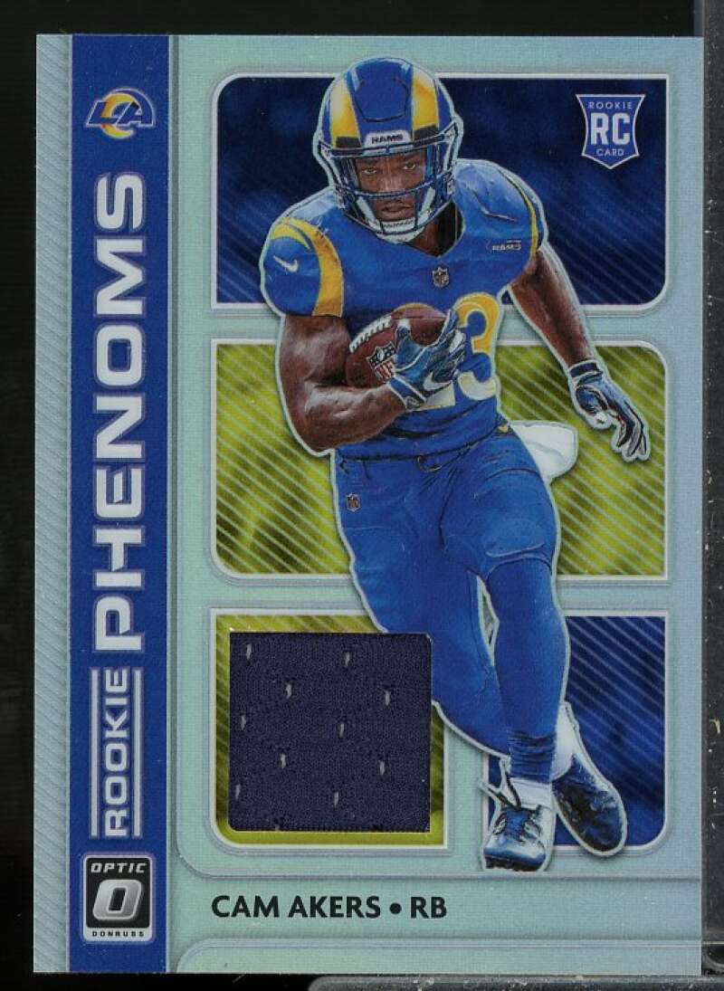 Cam Akers Rookie Card 2020 Donruss Optic Rookie Phenoms Jerseys #25  Image 1