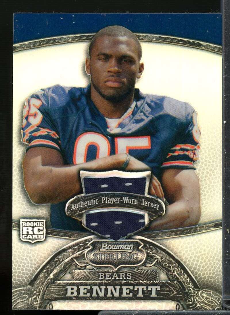Earl Bennett Rookie Card 2008 Bowman Sterling Rookie Jersey Refractors #171  Image 1