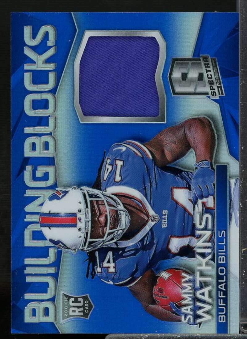 Sammy Watkins 2014 Panini Spectra Building Blocks Rookie Jersey Prizms Blue #22  Image 1