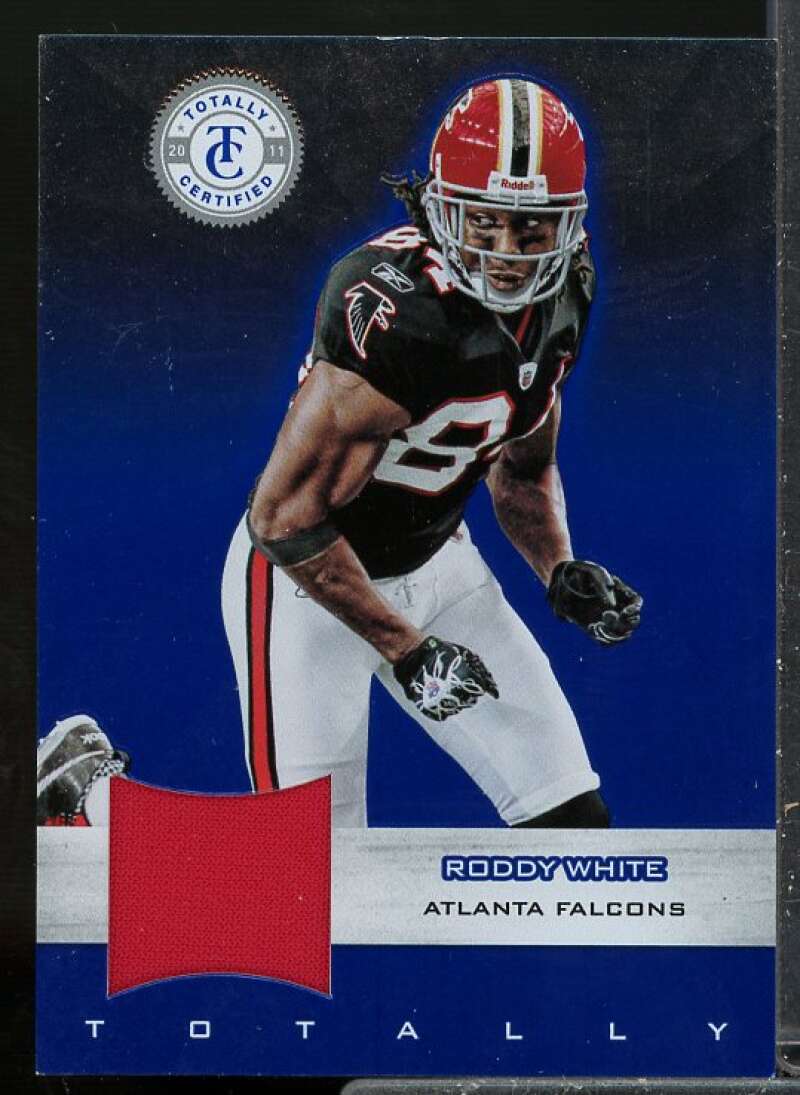 Roddy White/99 Card 2011 Totally Certified Blue Jersey Materials #84  Image 1