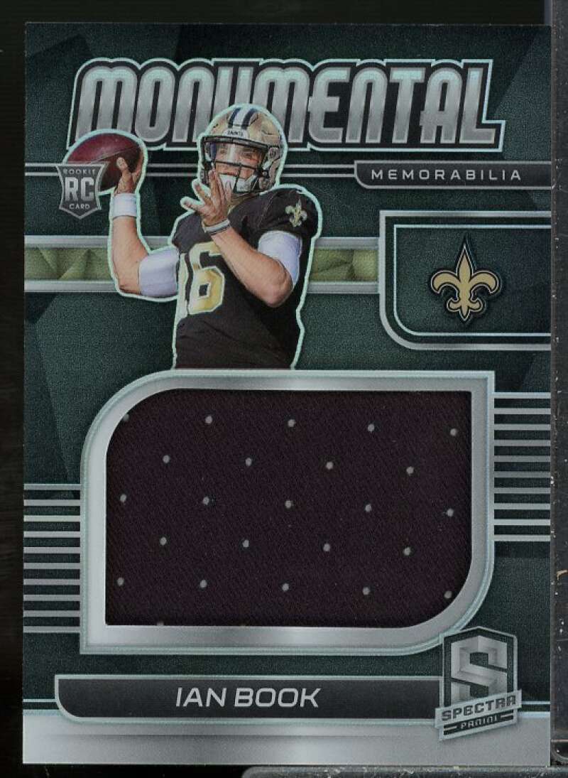 Ian Book Rookie 2021 Panini Spectra Rookie Jersey Monumental Memorabilia #21  Image 1