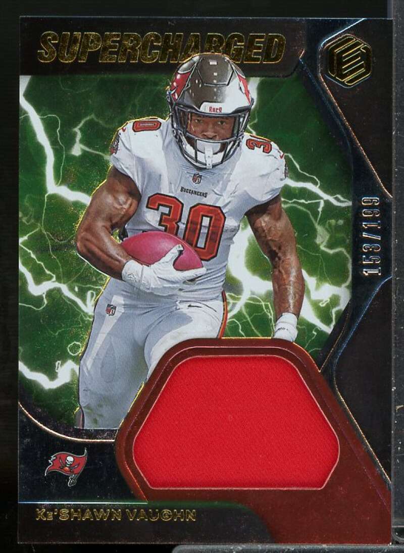 Ke'Shawn Vaughn/199 Card 2020 Panini Elements Supercharged Rookie Materials #34  Image 1