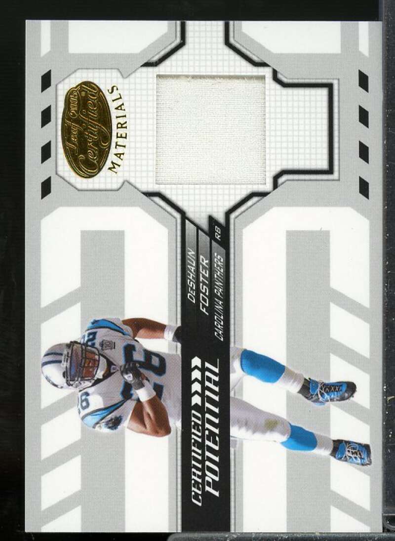 DeShaun Foster Card 2005 Leaf Certified Materials Certified Potential Jersey #6  Image 1