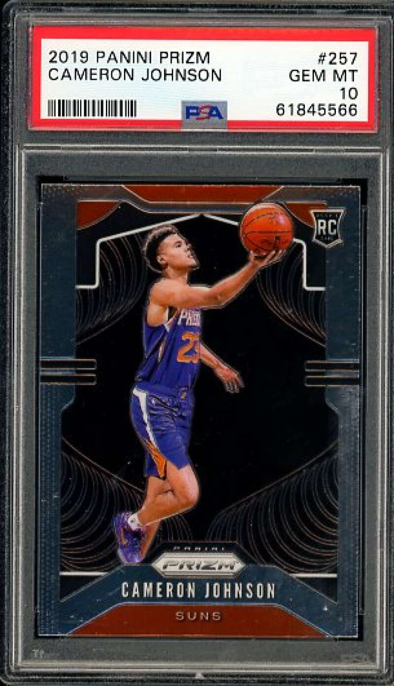 Cameron Johnson Rookie Card 2019-20 Panini Prizm #257 PSA 10 Image 1