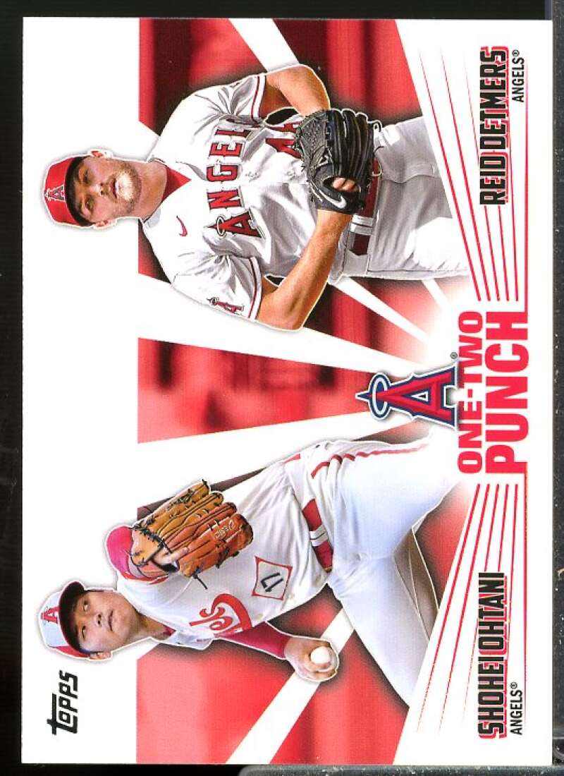 Reid Detmers/Shohei Ohtani Card 2023 Topps One Two Punch #12P23  Image 1