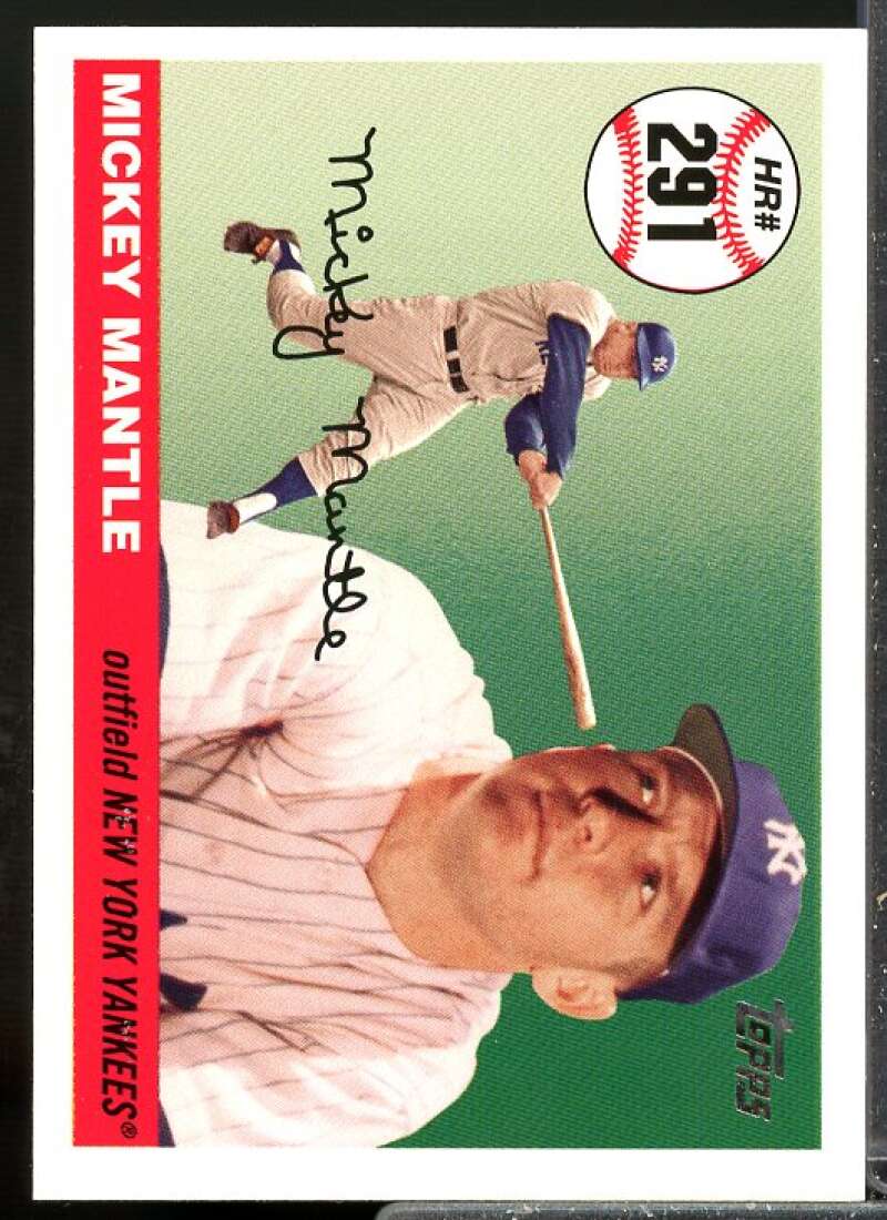 Mickey Mantle Card 2006 Topps Mantle Home Run History #291  Image 1