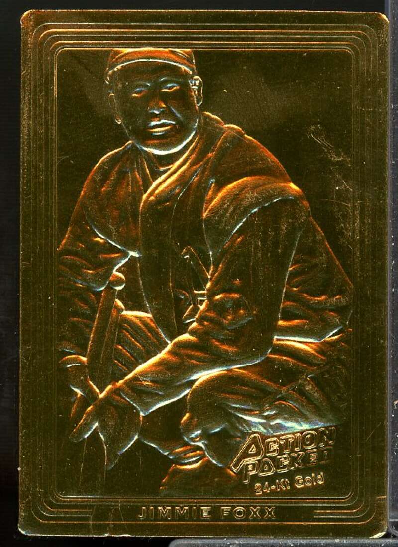 Jimmie Foxx Card 1993 Action Packed ASG 24K #34G  Image 1