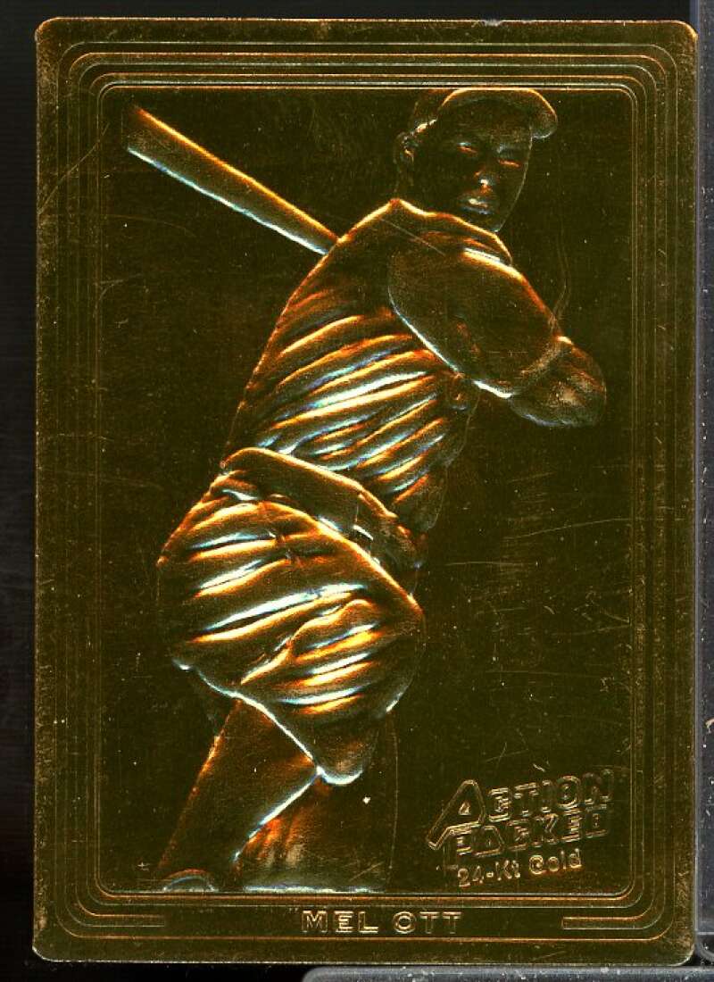 Mel Ott Card 1993 Action Packed ASG 24K #36G  Image 1