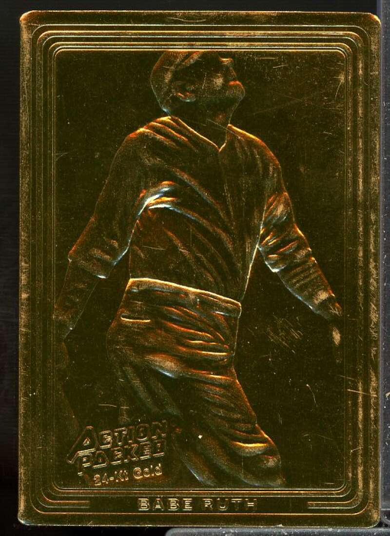 Babe Ruth Card 1993 Action Packed ASG 24K #28G  Image 1