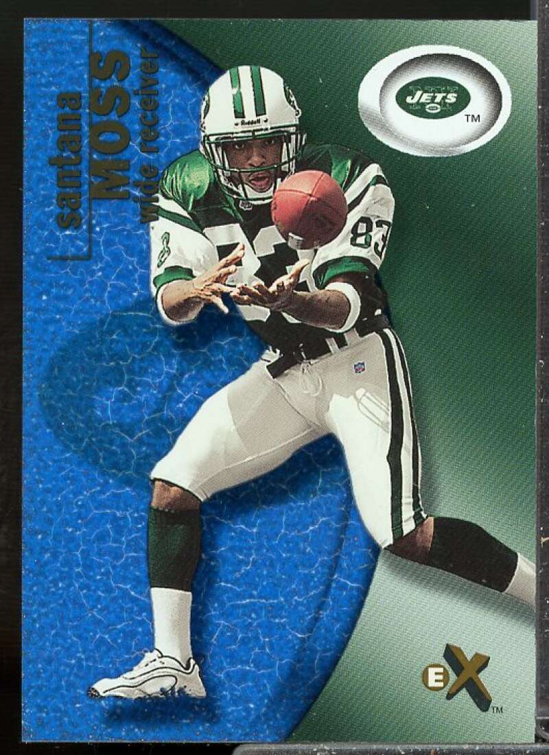 Santana Moss (Serial  2001 E-X Essential Credentials #120 #d 4 of 29) Rookie Image 1