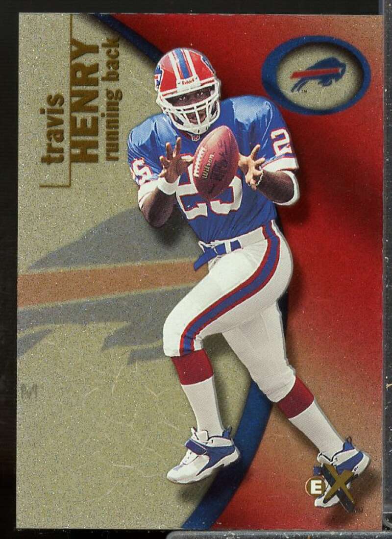Travis Henry/1000 Rookie Card 2001 E-X #108  Image 1